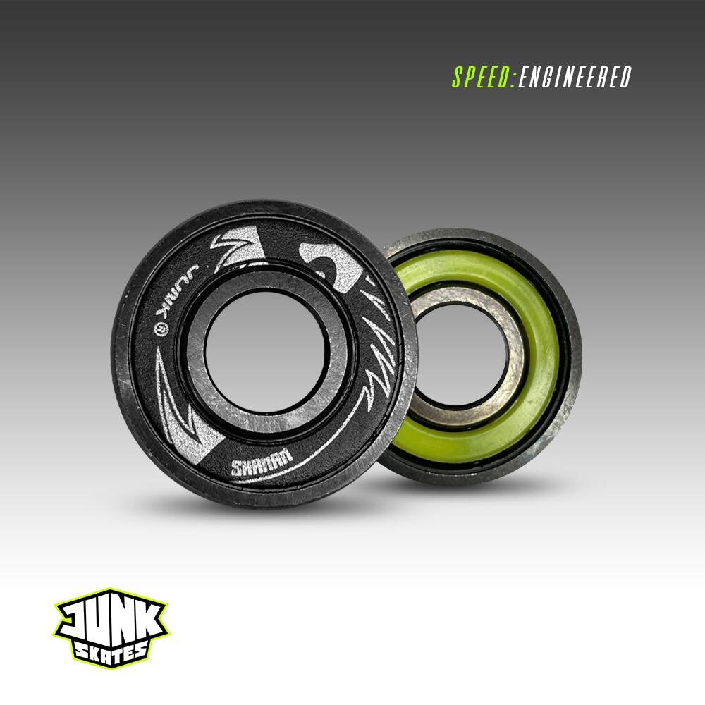 Junk Shaman 6ix Ball Ceramic + Black Titanium Bearings - 16 Pack