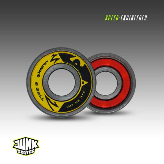 Junk 6ix Ball Pro Skate Bearings - 16 Pack