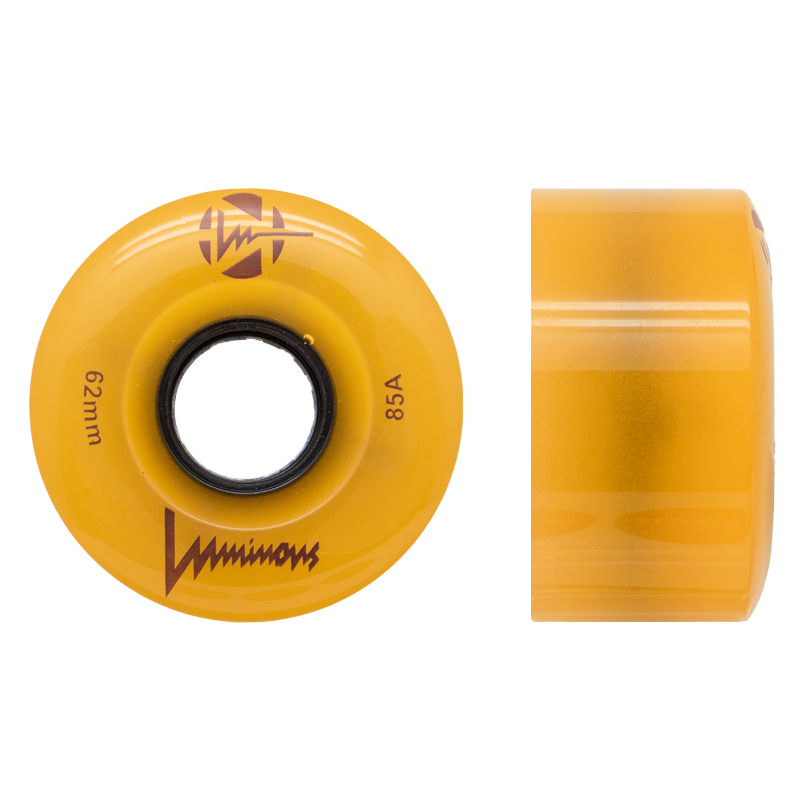 Luminous LED Light-Up Quad Wheels - 62mm